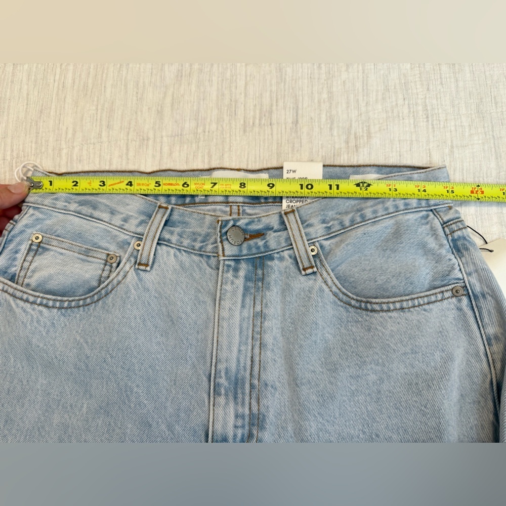 NEW Denim Forum The '90s Iggy Lo-rise Cropped Jean Size 27 - Picture 6 of 12